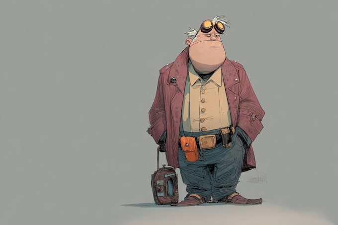 superhero character for comics