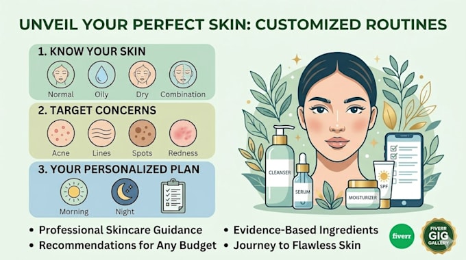 create a personalized skincare routine for your skin type