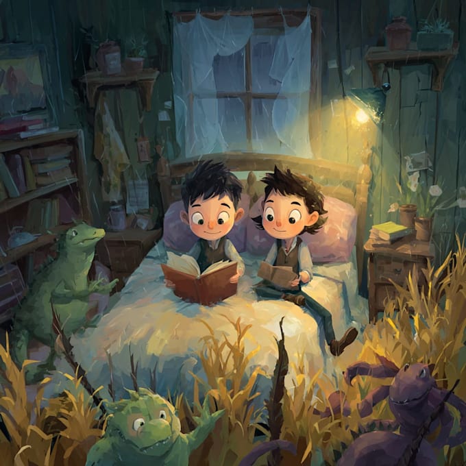 draw children book illustration