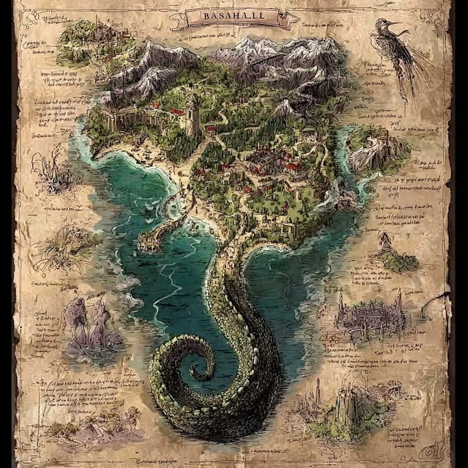make an amazing world or regional custom fantasy map