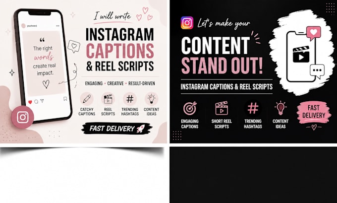 write engaging instagram captions and reel scripts