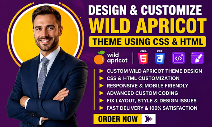 design, customize your wild apricot theme using CSS and HTML with custom coding