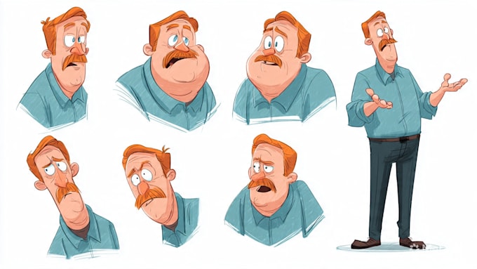 design a cartoon character