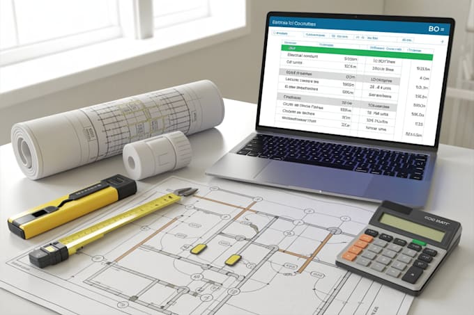 do electrical boq takeoff and material cost estimation