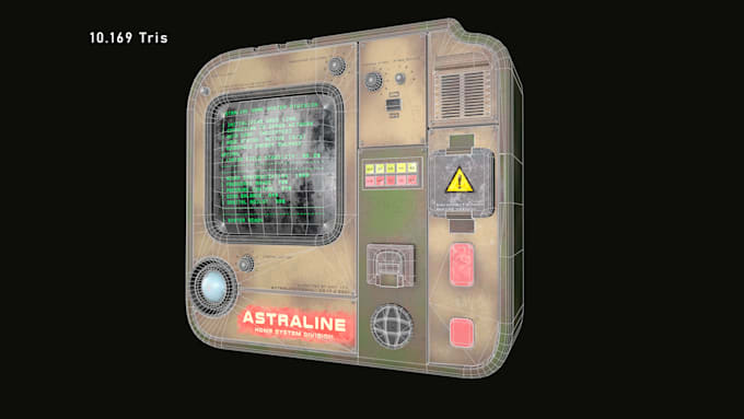 create 3d game ready props