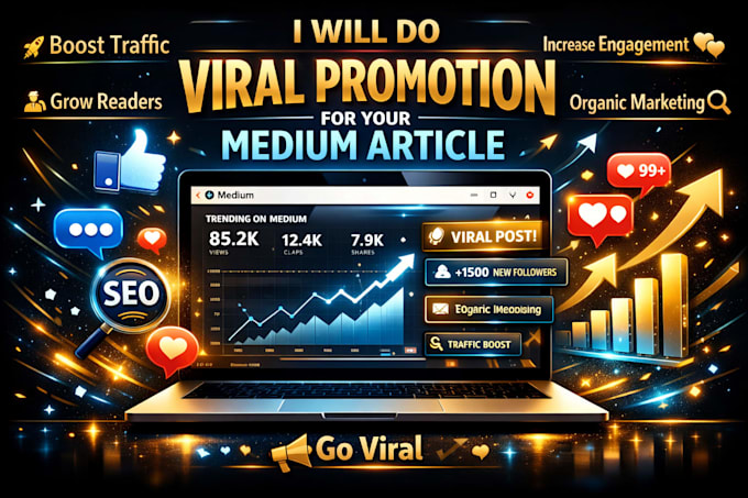 do viral promotion for your medium article