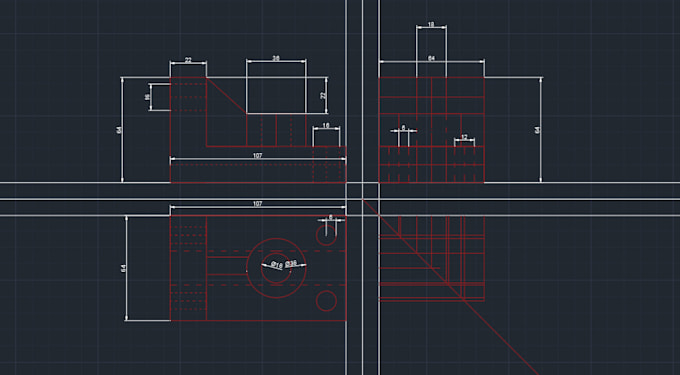 create professional autocad 2d technical drawings