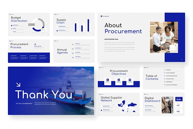 do powerpoint procurement proposal slides, corporate security bid presentation