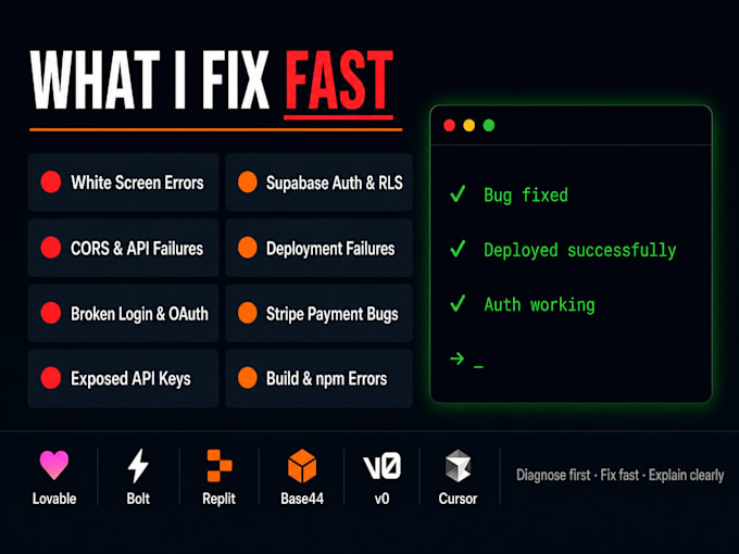 fix broken lovable ai websites and improve performance