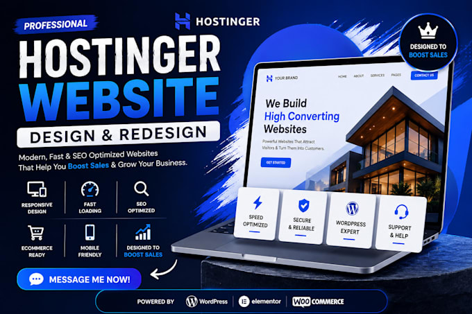 develop hostinger website redesign hostinger SEO ecommerce landing page expert