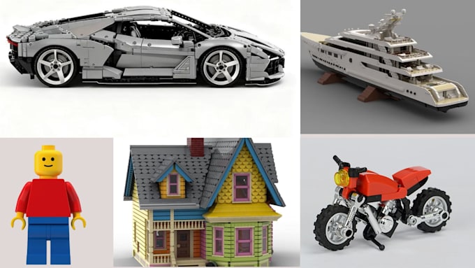do custom lego moc, lego vehicle models and instructions