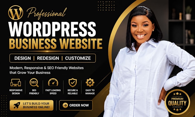 create wordpress business website, wordpress website design