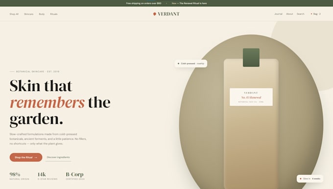 build or customize your shopify website