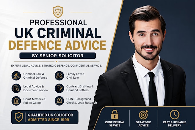 professional UK criminal defence advice by senior solicitor