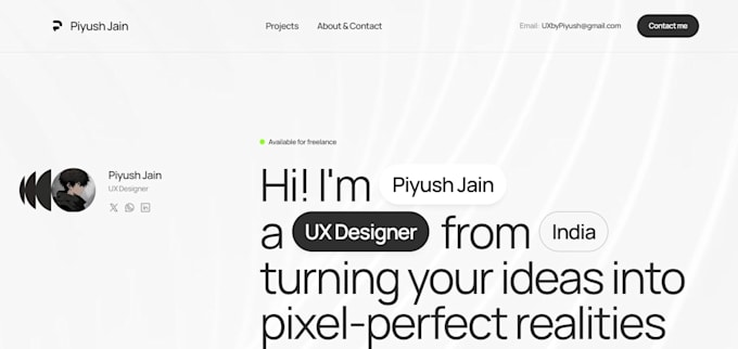 design minimalist figma UI UX