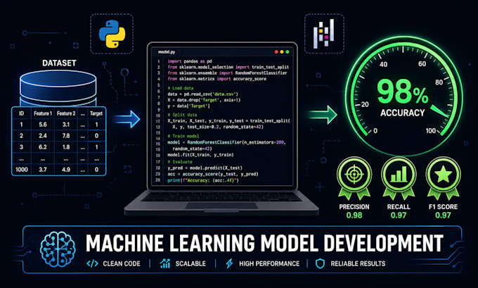 build a custom machine learning model for classification, regression