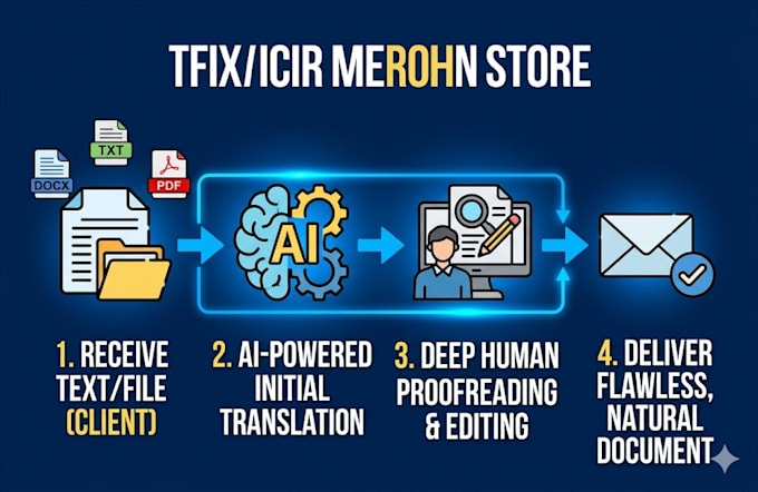 do professional ai translation and human proofreading