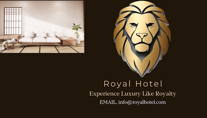 design luxury hotel logo and complete branding package