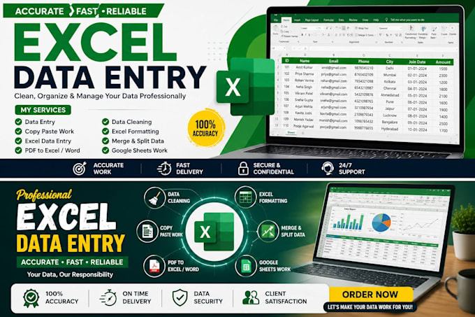 clean, format, merge, split, excel data