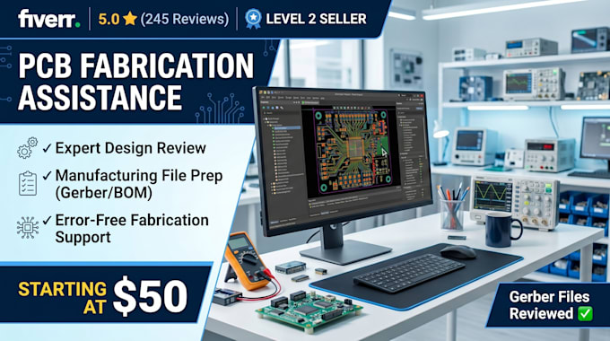 provide pcb fabrication assistance and file checking