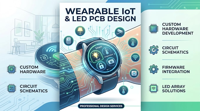 develop smart wearable electronics and macro led pcb for iot applications