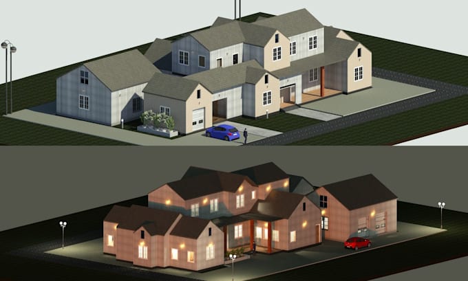 create architectural drawings using autocad and revit