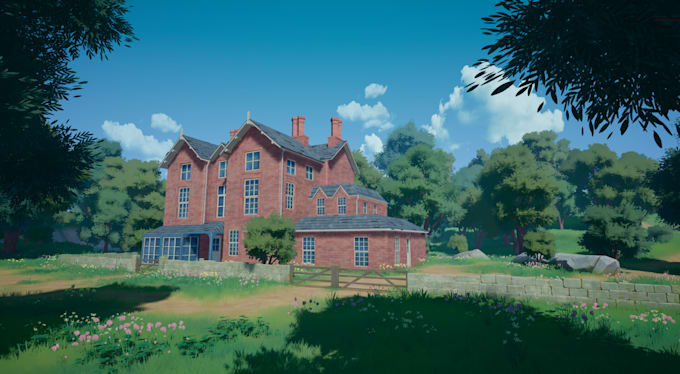 create stylized 3d game props and environment assets