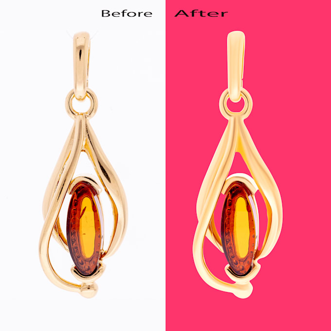 do professional jewelry photo retouching and editing