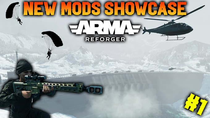 design a complete arma reforger server with custom mods