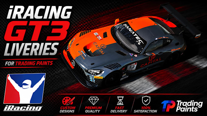 design custom iracing gt3 liveries for trading paints