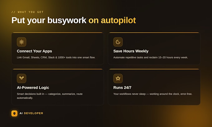 automate your business workflows with n8n, makecom and ai