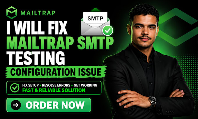 fix mailtrap smtp testing configuration issue