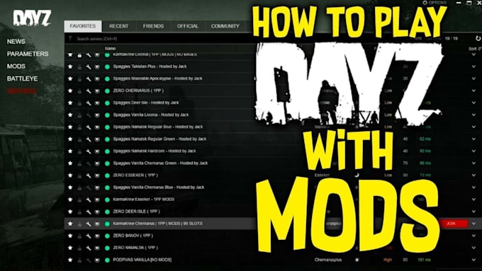 dayz mod developing, custom modding