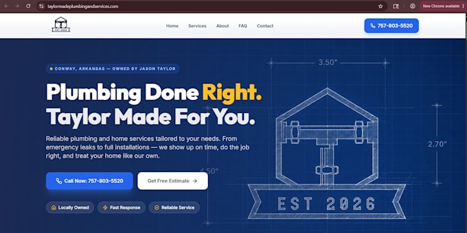 design and build you a full stack custom website