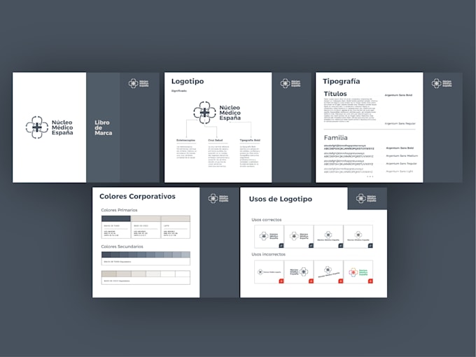 create a modern mini brand guide