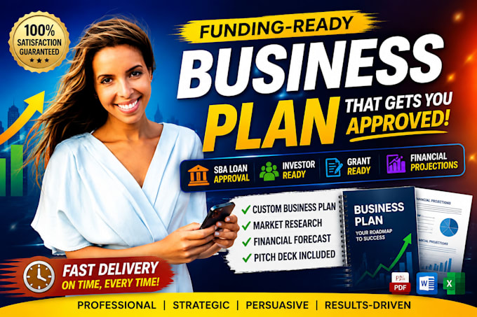 write an investor ready startup business plan for sba loan approval