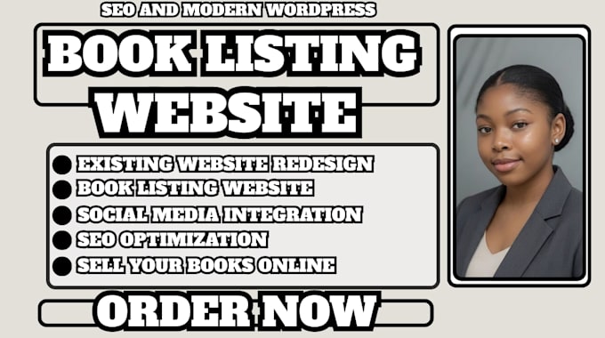 book listing website, bookstore website, ebook website, author website