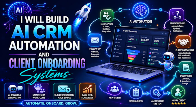 build ai CRM automation and client onboarding systems