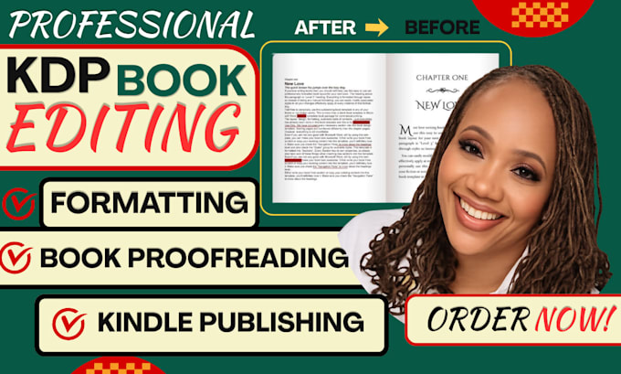 edit, proofread format your nonfiction KDP kindle ebook and paperback manuscript