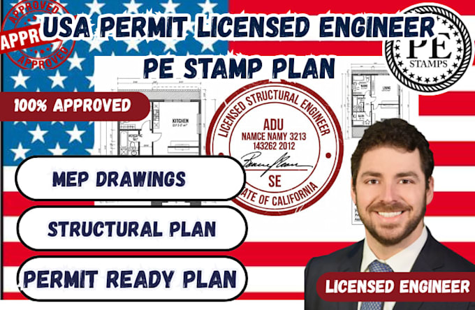do structural permit drawing, licensed engineer, foundation plan, roof framing