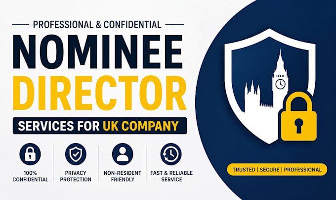 provide nominee director services for UK company
