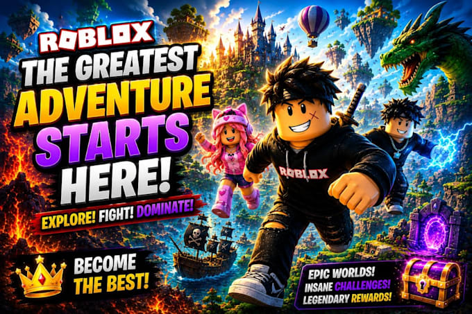 create viral roblox gaming thumbnails in 3d