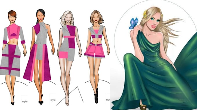create fashion technical drawings and complete tech pack