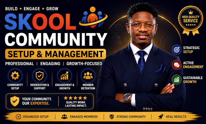 skool community setup skool community manager skool online community skool setup