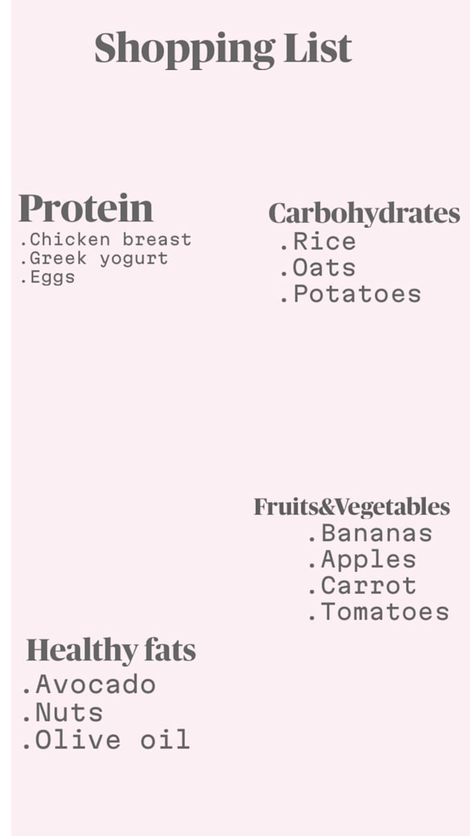 create healthy meal plans