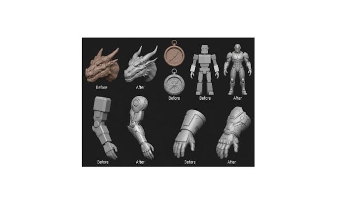 do stl file repair, mesh repair, edit obj file, custom file modification,
