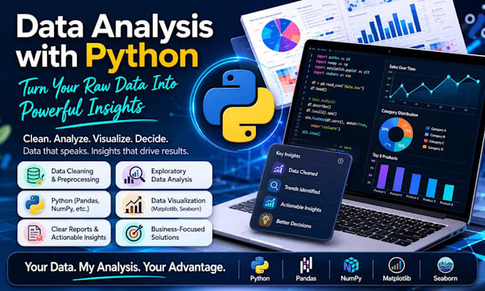 be your expert data analyst in  python