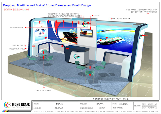 do 3d trade show booth and kiosh design