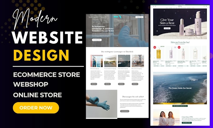 design ecommerce webshop ionos online store jimdo, wix website, odoo, shopify