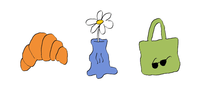draw cute minimalist hand drawn doodles